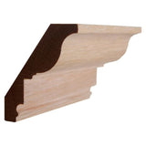 EWCR47 Colonial Crown Moulding Trim, 3/4" x 4", Red Oak, 94" Newmouldings