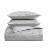 Vera Wang - King Comforter Set, Luxury Bedding Set with Matching Shams, Chic Room Essentials (Illusion Grey, King) Vera Wang