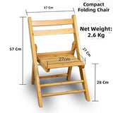 RFQWET Folding Dining Chairs Upholstered Padded Seat, Solid Wood Frame, Portable, Compact Design for Home Office, Kitchen, Living Room, Guest Seating Space Saving Extra Seating Solutions RFQWET
