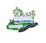 SCRIB3D Advanced 3D Printing Pen with 20 Feet of Filament, Stencil Book, and Project Guide SCRIB3D