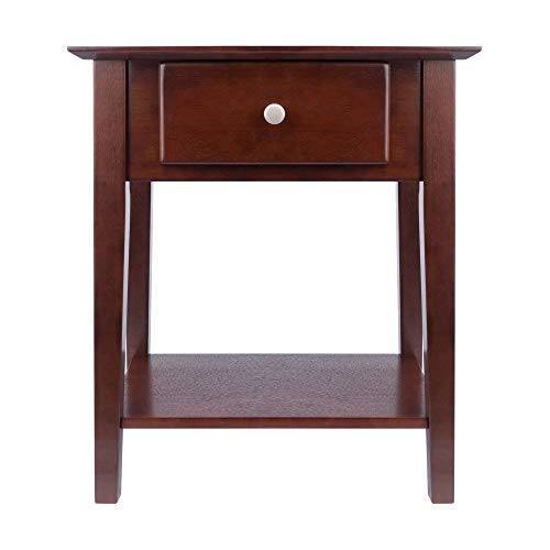 Winsome Wood Shaker Accent Table, Antique Walnut