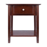 Winsome Wood Shaker Accent Table, Antique Walnut Winsome