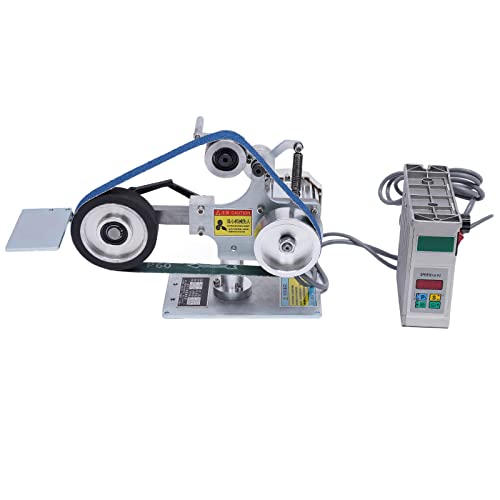Abrasive Belt Machine 30'' x 1'' DIY Desktop Belt Sander Vertical Horizontal Belt Polisher Sharpener Grinder with Brushless Motor 550W Fixed Angle LIANDU-US