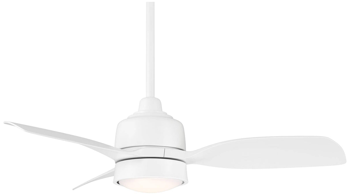 Casa Vieja 36" Verdin Modern Indoor Outdoor Ceiling Fan 3 Blade LED Light Remote Control Matte White Finish Blades Bedroom Patio Living Room Kitchen Porch Damp Rated Decorative Dimmable Garage Casa Vieja