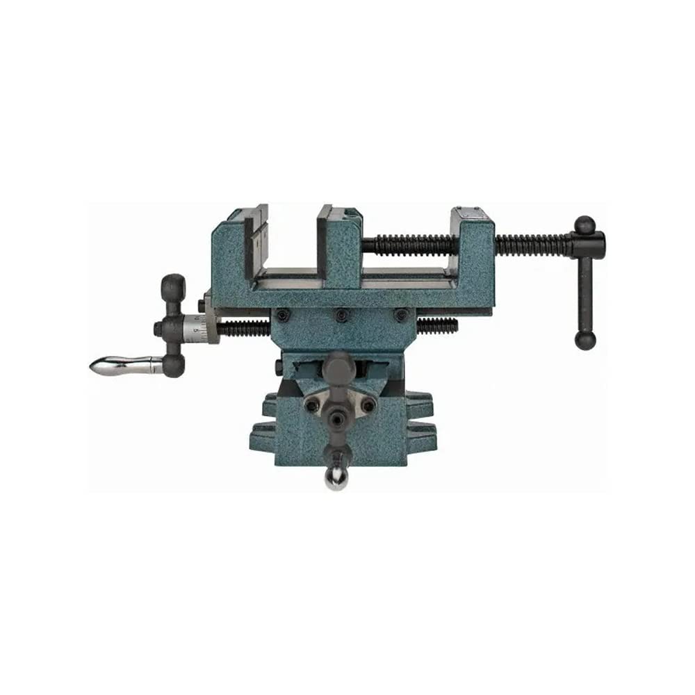 Wilton Cross-Slide Drill Press Vise, 4" Jaw Width & Max Opening, 1-3/8" Jaw Depth (Model CS4) Wilton