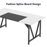 LITTLE TREE 6FT Conference Table, Modern Meeting Tables, Rectangular Training Seminar Table, Boardroom Desk with Splicing Board for Home Office LITTLE TREE