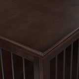 Crosley Furniture Winslow Medium Credenza Dog Crate Kennel for Pets, Dark Brown Crosley Furniture