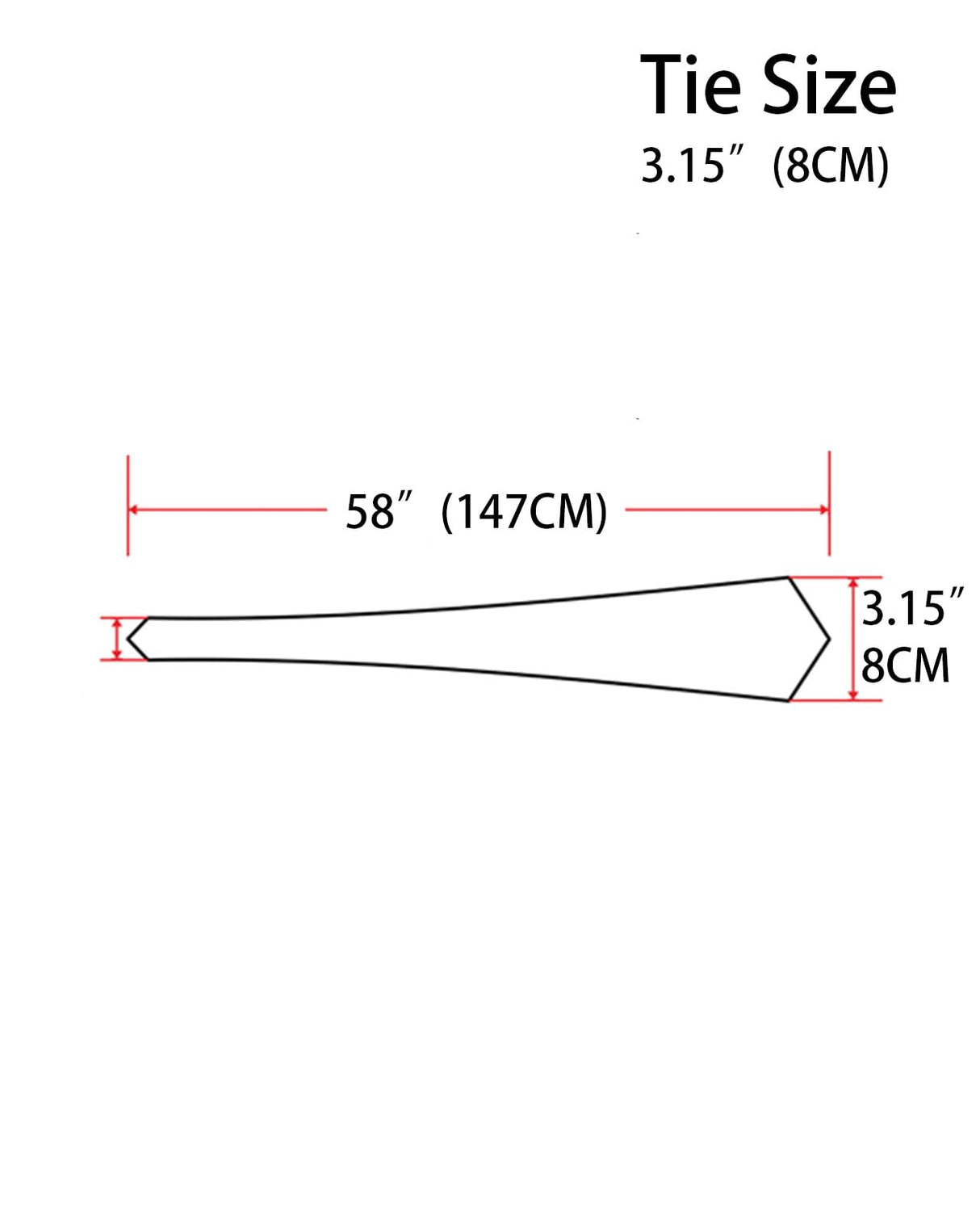 PenSee Men's White Tie Set Solid Pure Color 3.15" (8CM) Classic Formal Plain Necktie and Pocket Square Set For Men PenSee