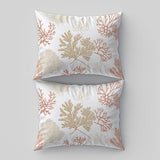 White 3 Piece Duvet Cover Set, 1 Printed Zipper Closure Duvet Cover with 2 Pillow Shams, Ultra Soft Brushed Microfiber Single with Minimalist Floral Modern Generic