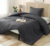 Twin Comforter Set 2 Piece Grey by Utopia Bedding, Comforters Twin Size, Bedding Comforters Sets, Down Alternative Soft Bed Set, 1 Comforter (64 x 88 inches) 1 Pillow Shams (20 x 26 inches)" Utopia Bedding