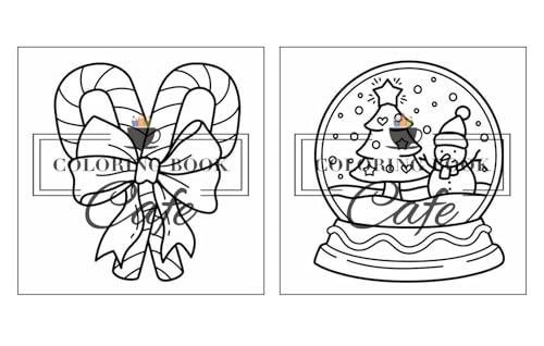 Cozy Christmas: Cute and Cozy Coloring Book for Adults & Teens Featuring Easy and Bold Christmas Designs WoodArtSupply