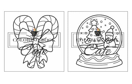 Cozy Christmas: Cute and Cozy Coloring Book for Adults & Teens Featuring Easy and Bold Christmas Designs WoodArtSupply