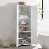 Crosley Furniture Savannah Tall Pantry, White Crosley Furniture