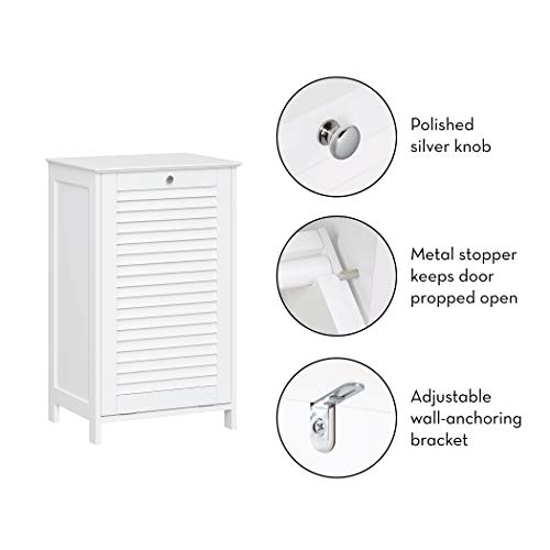 Ellsworth Tilt-Out Laundry Hamper, White RiverRidge