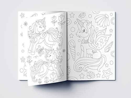 101 Unicorn Colouring Book: Fun Activity Colouring Book For Children