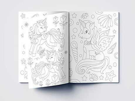 101 Unicorn Colouring Book: Fun Activity Colouring Book For Children WoodArtSupply
