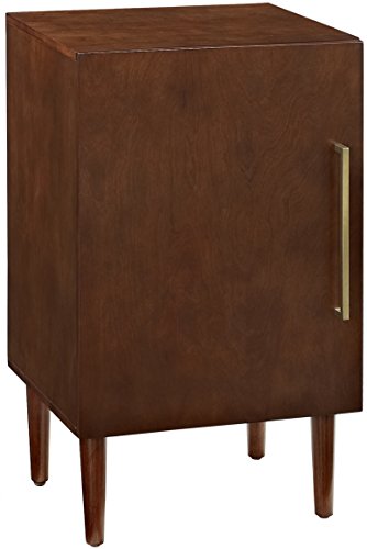 Crosley Furniture Everett Record Player Stand with Storage for Vinyl Records, Mahogany Crosley