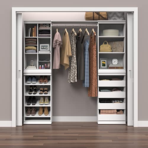 ClosetMaid Modular Storage Shelf Unit with 3 Shelves, White ClosetMaid