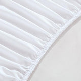 Elegant Comfort 1500 Premium Hotel Quality 18-24 Inches Deep - Extra Deep Pocket Single Fitted Sheet for High Mattress, Luxury and Softest, Smart Pocket - Wrinkle Free, Twin/Twin XL, White Elegant Comfort