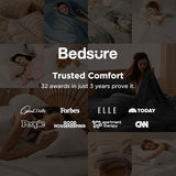 Bedsure Twin Sheets Set - 3 Pieces Soft Twin Bed Sheets - Breathable & Cooling - Hotel Luxury - Easy Care Polyester Microfiber Bedding for Women, Men, Dark Grey Bedsure