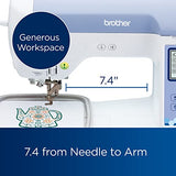 Brother PE900 Embroidery Machine with WLAN, White Brother