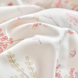 Joyreap 3pcs Cotton Comforter Set for Girls, Pink Floral Design, Twin Size Soft n Cozy Bedding Comforter Set for All Season- 68x88 inches Joyreap