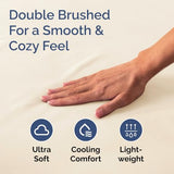 Queen Fitted Bed Sheet - Bottom Single Fitted Sheet Only - Soft Hotel Luxury Bedding w/ 8-16 Inch Deep Pockets - Breathable, Cooling & Wrinkle Free - Easy-Care, Fade and Shrink Resistant - Off White CGK Unlimited