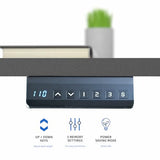 VIVO Electric 71 x 30 inch Standing Desk, Dual Motor Memory Controller Height Adjustment, E2B Series, Solid One-Piece Black Top Black Frame, DESK-KIT-E2B71B VIVO