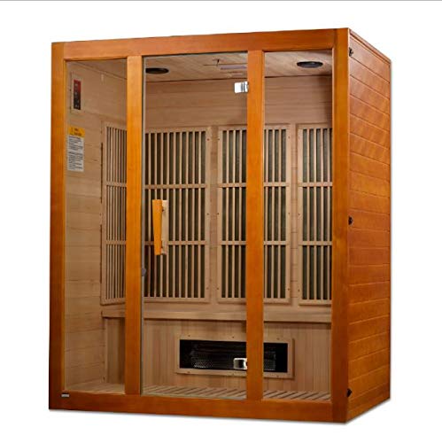 Maxxus Alpine Dual Techology 3 Person Low EMF FAR Infrared Sauna Canadian Hemlock Maxxus Sauna
