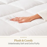 Down Alternative Comforter King Size - Fluffy Duvet Insert - Premium Plush All Season - Luxury Breathable Hotel Cooling Comforter - King, White, 104x86 inches - Comes Compressed Packaging Lavish Comforts