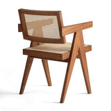 Klarel Chandigarh Armchair Chair, Traditional Teak Klarel