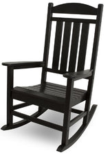 POLYWOOD R100BL Presidential Rocking Chair, Black Polywood