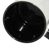 MR.R Sublimation Blanks Dishwasher Ceramic Coffee Mugs with Black Color Mug Inner and Handle Drinking Cup Mug For Milk Tea Cola Water,11oz, Set of 6 MR.R