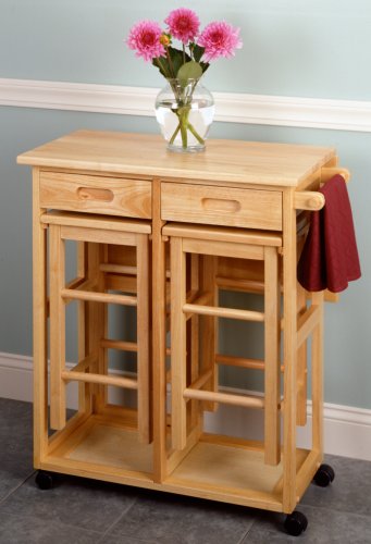 Winsome Wood Suzanne Kitchen, Square, Natural, Beech Winsome