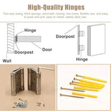 Cafe Door Swinging Door, Modern Style Swing Door with Hinges, Pine Wood Saloon Swinging Door Single Panel, White Interior Partition Door for Shop Entrance Partition, Kitchen, Bar Pub, Coffee Shop (Si HOFSSI