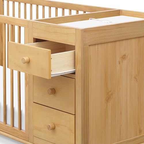 DaVinci Marley 3-in-1 Crib and Changer Combo in Honey DaVinci