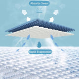 WLLYXUS Japanese Floor Mattress Futon Mattress,Tatami Mat Sleeping Pad Cooling Foldable Roll Up Mat Dormitory Pad Floor Lounger Pillow Bed WLLYXUS