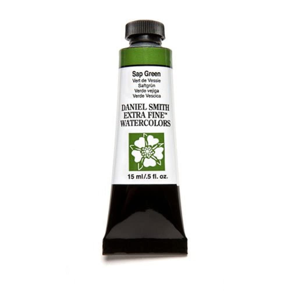 Daniel Smith Extra Fine Watercolor 15ml Paint Tube, Sap Green (284600102), 0.5 Fl Oz (Pack of 1) DANIEL SMITH