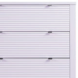 Delta Children Cassie 3 Drawer Dresser with Changing Top and Interlocking Drawers, Lilac Delta Children