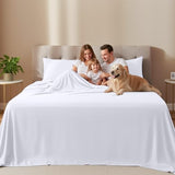 Utopia Bedding King Sheet Set 4 Piece Bed Sheets for King Size Bed, Hotel Luxury, Extra Soft, Cooling Bed Sheets - Wrinkle, and Fade Resistant (White) Utopia Bedding