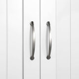 Yaheetech Bathroom Wall Cabinet, Kitchen Storage Cupboard Cabinet with 2 Doors, Wall Mount Storage Cabinet for Bathroom, Kitchen, Living Room, White Yaheetech