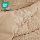 Joiedomi Tufted Twin Comforter Set, 2 Pieces Brown Boho Twin Bedding Set with 1 Plaid Geometric Comforter and 1 Pillow Sham, Checkered Bed in a Bag for All Seasons Joiedomi