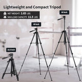 Firecore 360° Laser Level with Tripod, 100Ft Self Leveling Laser Level Green Cross Line Laser Leveler Tool for Picture Hanging Wall Tile Floor Construction, 60" Compact Tripod & Carry Pouch Included Firecore