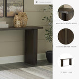 Signature Design by Ashley Jalenry Contemporary Console Sofa Table, Dark Brown Signature Design by Ashley
