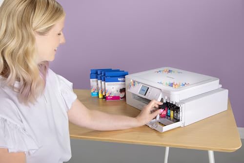 Brother Sublimation Printer and 4-Color Sublimation Ink Cartridge Set