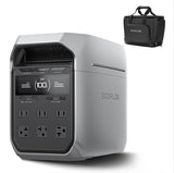 EF ECOFLOW Portable Power Station DELTA 3 Plus (2024 New), Solar Generator (Solar Panel Optional) with 1000W Solar Input, Electric Generator with UPS, 1024Wh LFP Battery for Home Backup, Camping&RV EF ECOFLOW