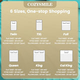 CozySmile Holtel Luxury Twin Size Sheet Set - 3 Piece Soft Microfiber Sheets for Twin Size Bed, 16" Deep Pocket Easy Care Wrinkle Free Cooling Bedding Sheet and Pillowcase Set, Turquoise CozySmile