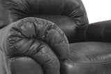 Signature Design by Ashley Bladen Faux Leather Manual Rocker Recliner, Gray Signature Design by Ashley
