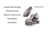 Door Lock Hole Opener Kit Lock Mortiser for Wooden Doors Lock Installation/Change Mortising Machine Mortise Jig with 3 Drill Bits Generic