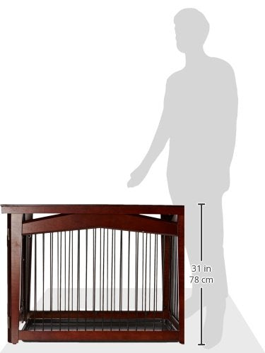 Merry Pet 2-in-1 Configurable Pet Crate and Gate, Medium - WoodArtSupply